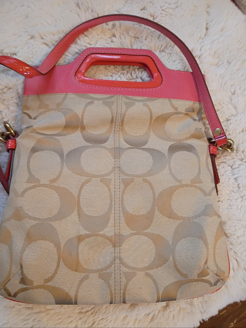 Coach Bonnie Cashin Fold Over Crossbody Bag - Picture 6 of 11
